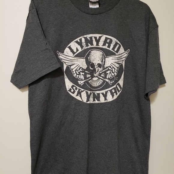 2004 Lynyrd Skynrd Band Shirt Winterland Tag Mens Large Grey - Picture 1 of 6
